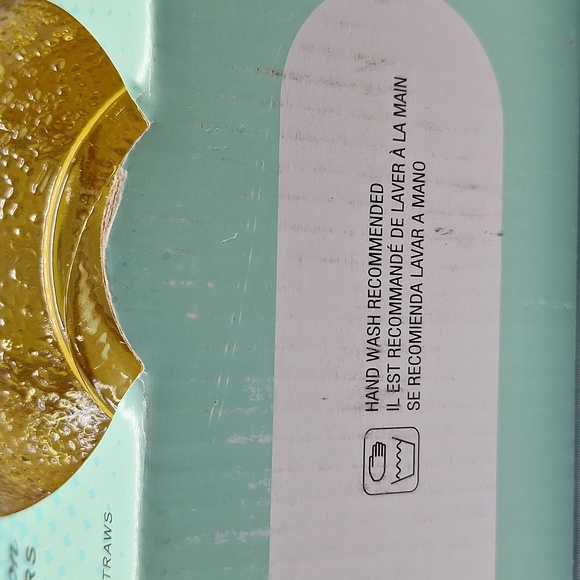 #AFD Set of 4 lemon glass sippers 22fl oz - Picture 5 of 8